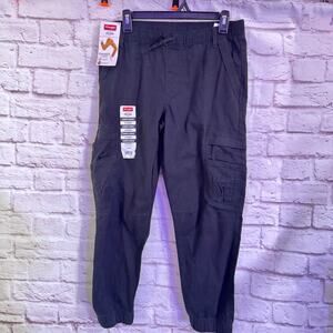 WRANGLER Black Gamer Cargo Pants Sz 14 Husky NWT